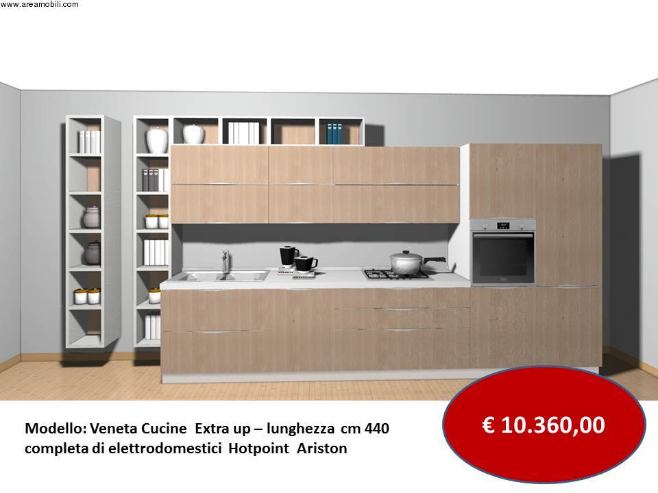 Veneta Cucine modello Extra con maniglia modello start up 